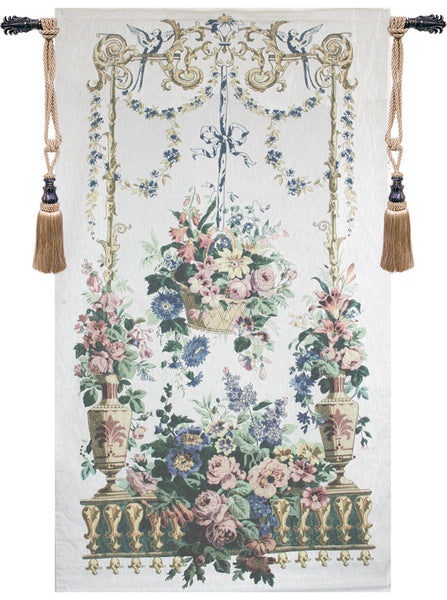 Floral Arbor Fine Art Tapestry