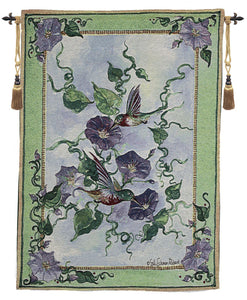 Hummingbird Haven Fine Art Tapestry