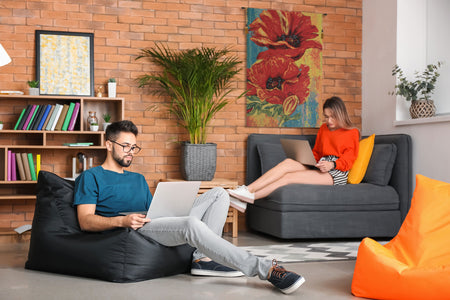 Two Poppys Belgian Tapestry