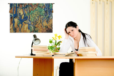 Tree Roots and Trunks Belgian Tapestry