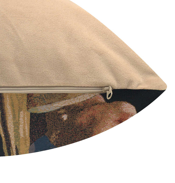 Girl With The Pearl Earring Belgian Cushion Cover