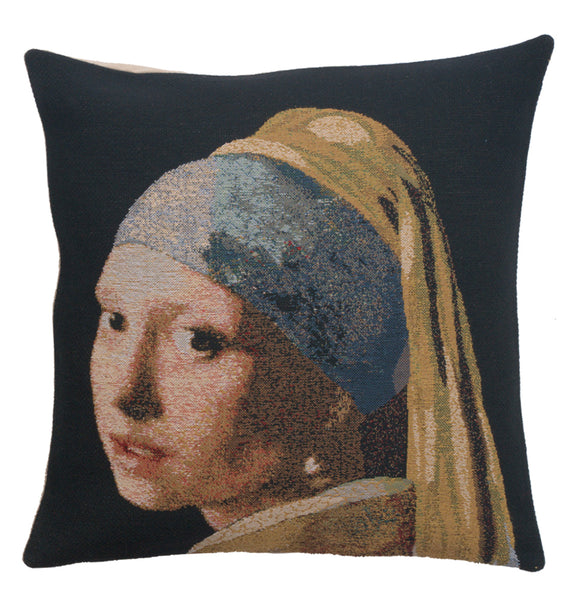 Girl With The Pearl Earring Belgian Cushion Cover