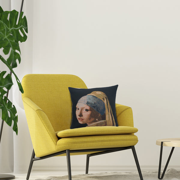 Girl With The Pearl Earring Belgian Cushion Cover