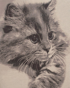 Mister Whiskers Stretched Wall Tapestry