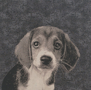 Puppy Dog Eyes Stretched Wall Tapestry