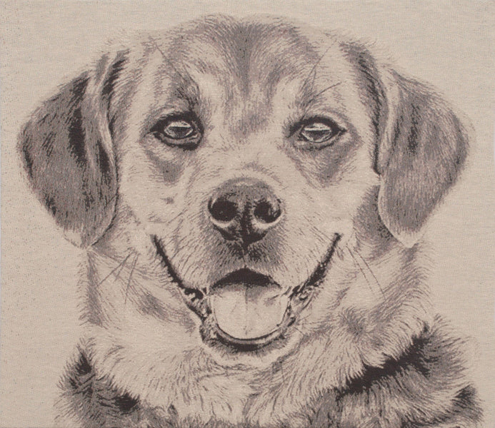 Happy Canine Stretched Wall Tapestry