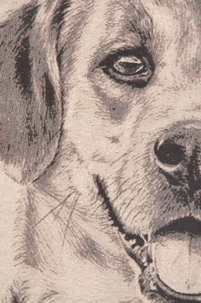 Happy Canine Stretched Wall Tapestry