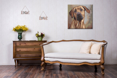 Soft Eyes Stretched Wall Tapestry