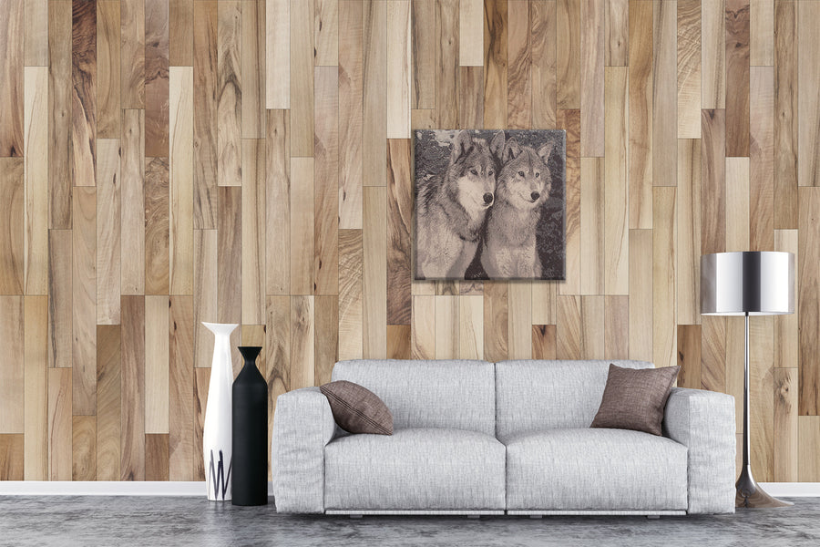 Winter's Warmth Stretched Wall Tapestry