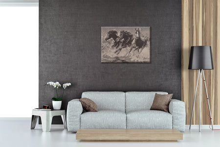 Team Splash Stretched Wall Tapestry