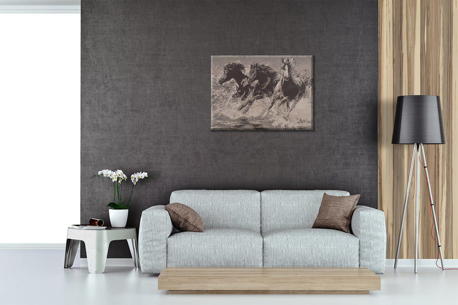Team Splash Stretched Wall Tapestry