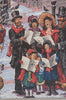 Carolers Stretched Wall Tapestry