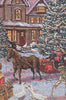 Carolers Stretched Wall Tapestry