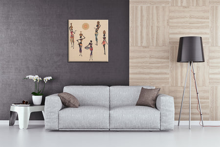 Under the Hot Sun Stretched Wall Tapestry