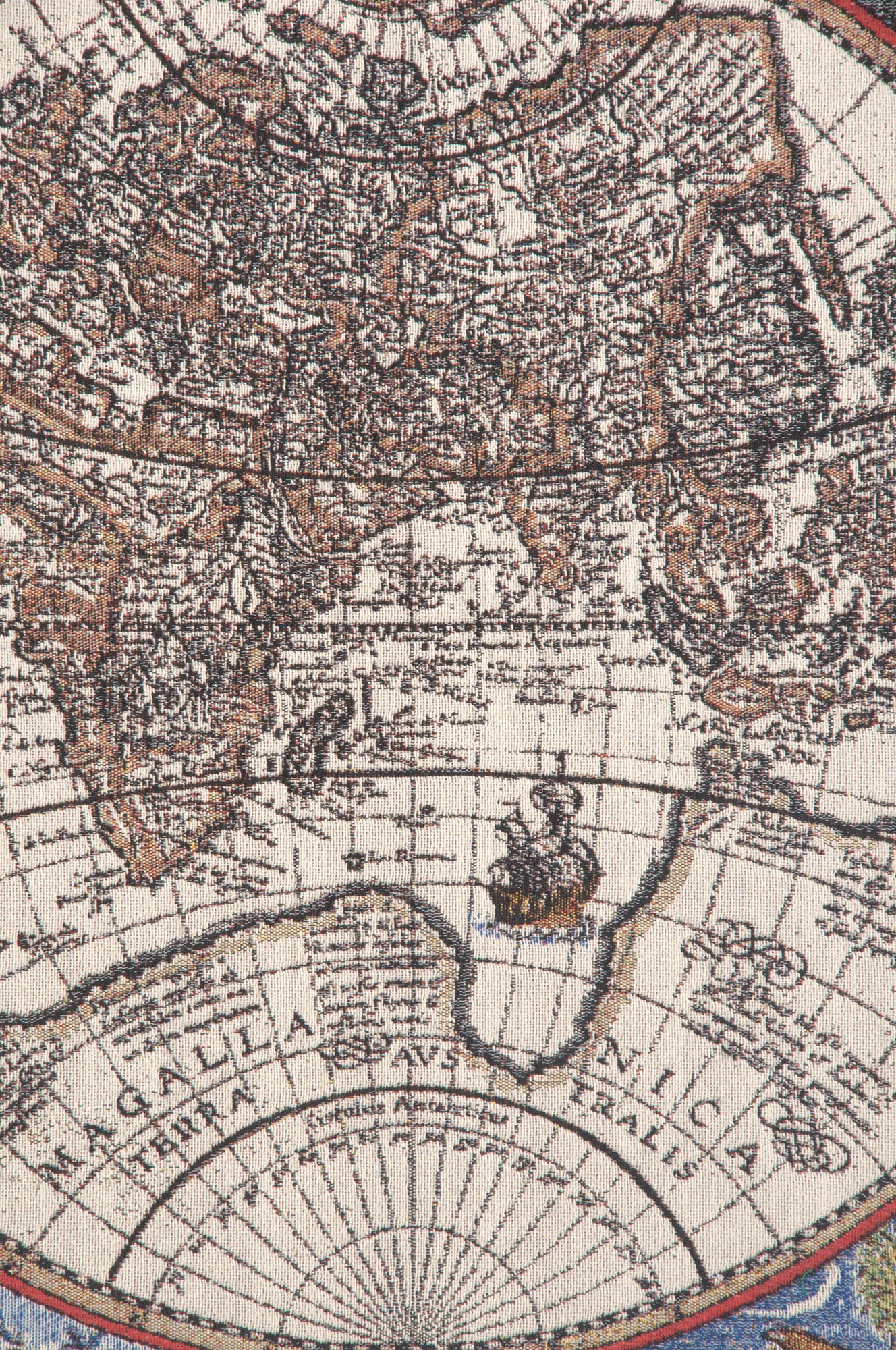 Wall Map of Wonder Stretched Wall Tapestry