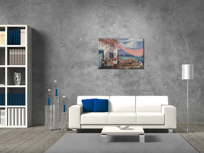 Paradise Slumber Stretched Wall Tapestry