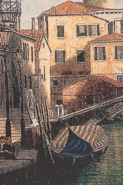 Floating Venice Stretched Wall Tapestry