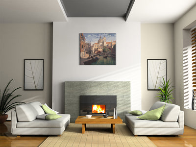 Floating Venice Stretched Wall Tapestry