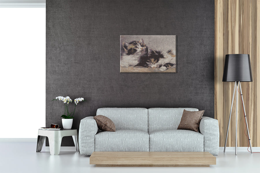 Cuddle Buddies Stretched Wall Tapestry