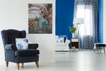 When the Wind Blows Stretched Wall Tapestry