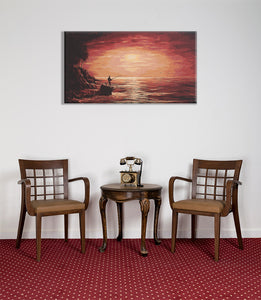 To Catch a Fish Stretched Wall Tapestry