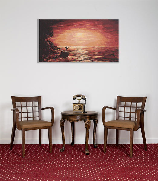 To Catch a Fish Stretched Wall Tapestry