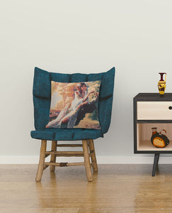 Flowers in Her Hair Decorative Pillow Cushion Cover