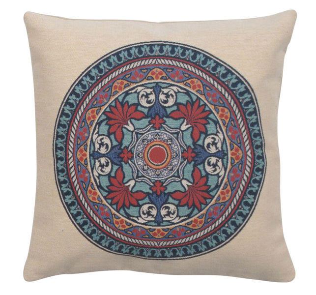 Lotus Mandala Decorative Pillow Cushion Cover
