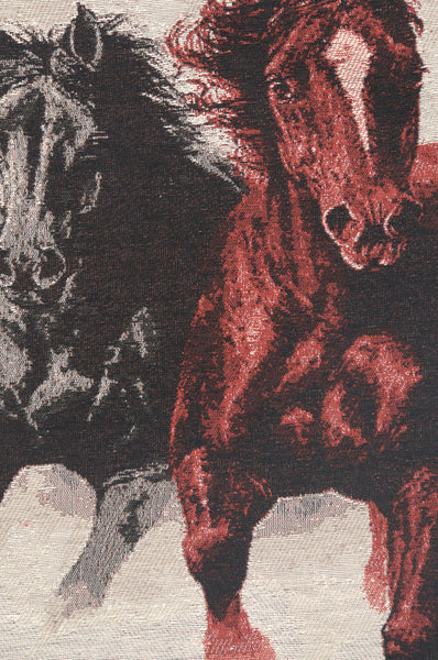 Wild Horses III Decorative Pillow Cushion Cover