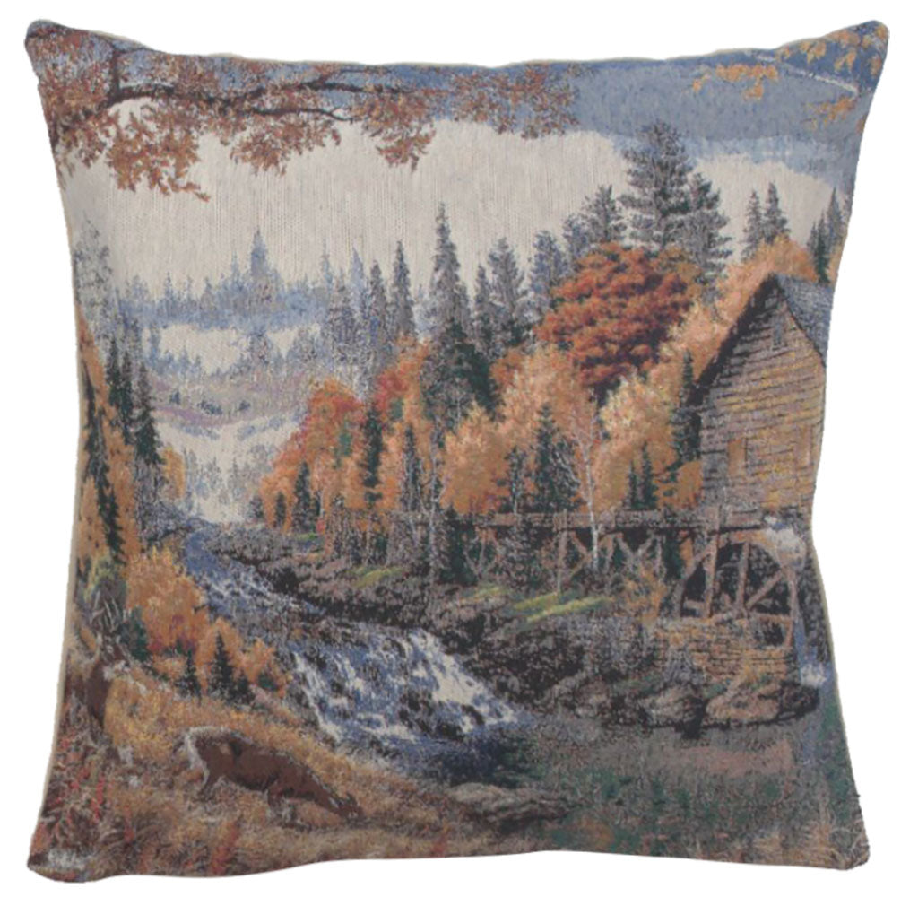Waterwheel Decorative Pillow Cushion Cover