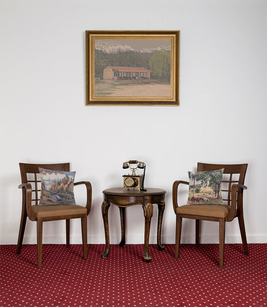 Waterwheel Decorative Pillow Cushion Cover