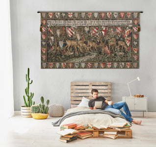 Verdure With Reindeer I European Tapestry