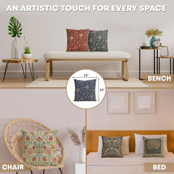 Fleur de Morris Royal Belgian Cushion Cover