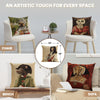 Chien Louis XIV European Cushion Cover