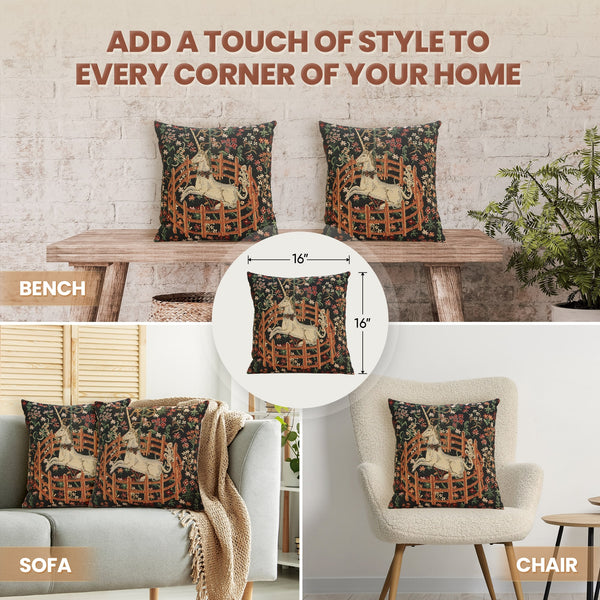Unicorn  Belgian Cushion Cover