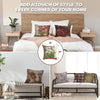 Geranium 1 White French Tapestry Cushion