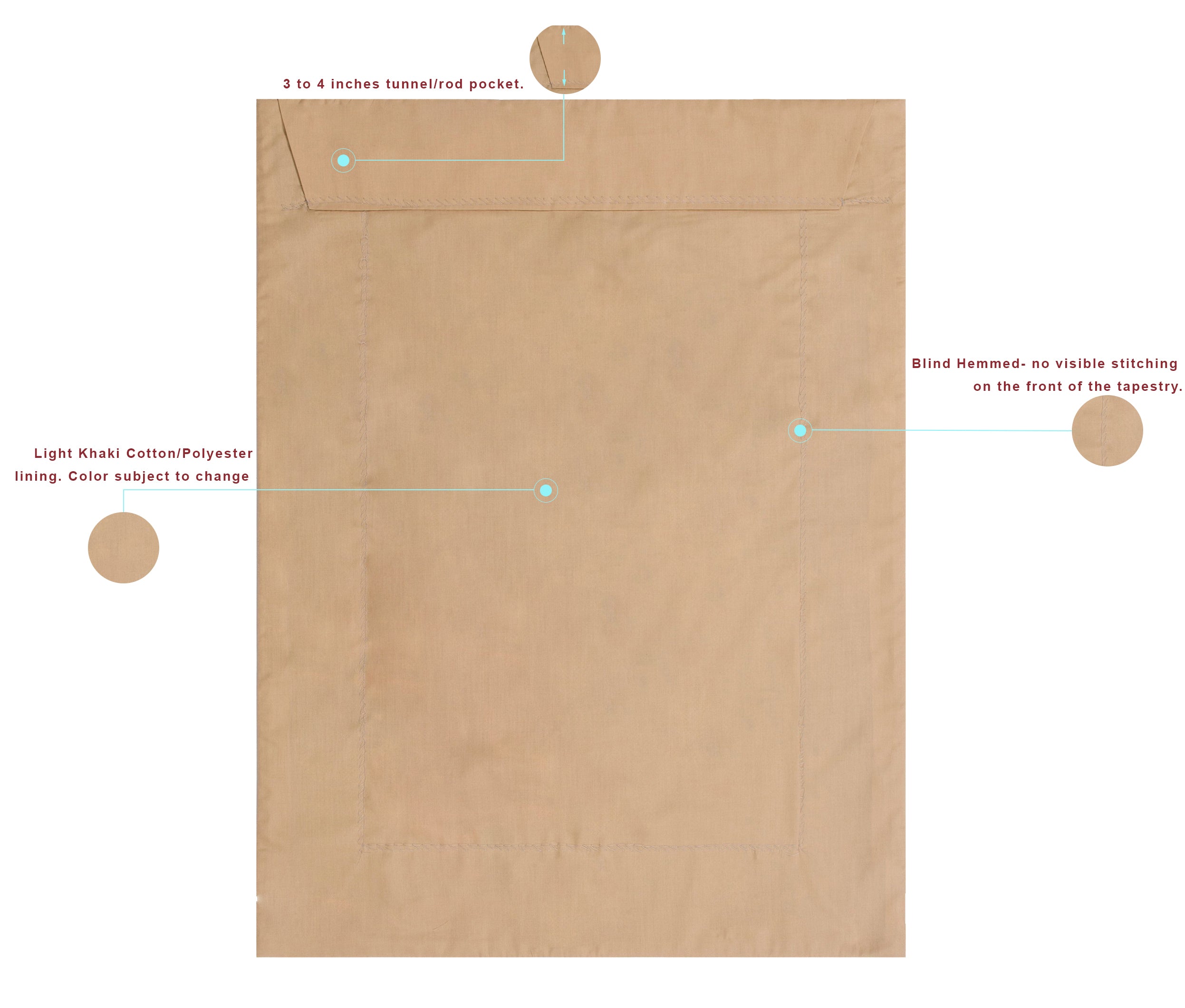 Acanthe Brown French Tapestry