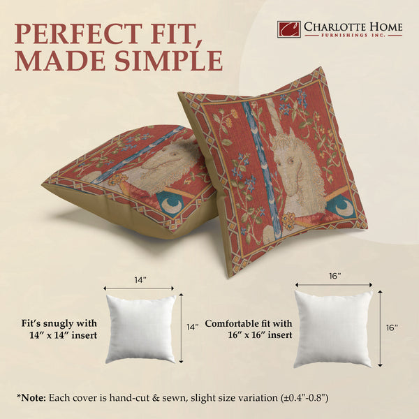 The Unicorn III French Tapestry Cushion