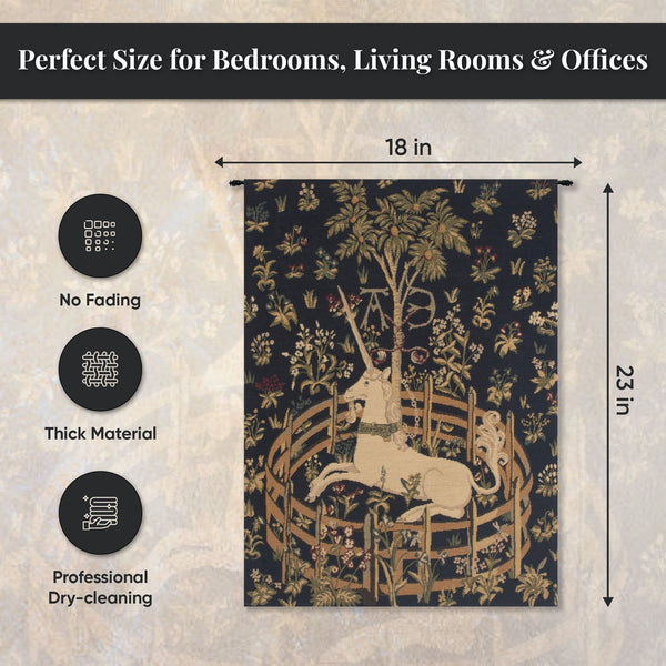 Unicorn in Captivity V European Tapestry
