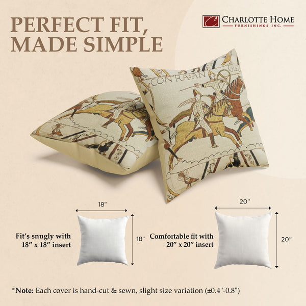 Bayeux Battle of Hastings European Cushion Cover