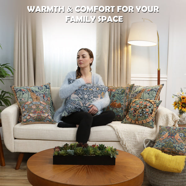 Orange Tree Large French Tapestry Cushion