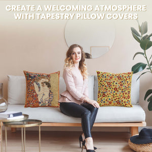 Klimt Tree of Life I Belgian Cushion Cover