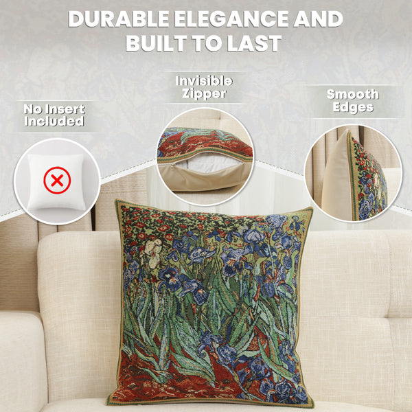 The Iris I Belgian Cushion Cover