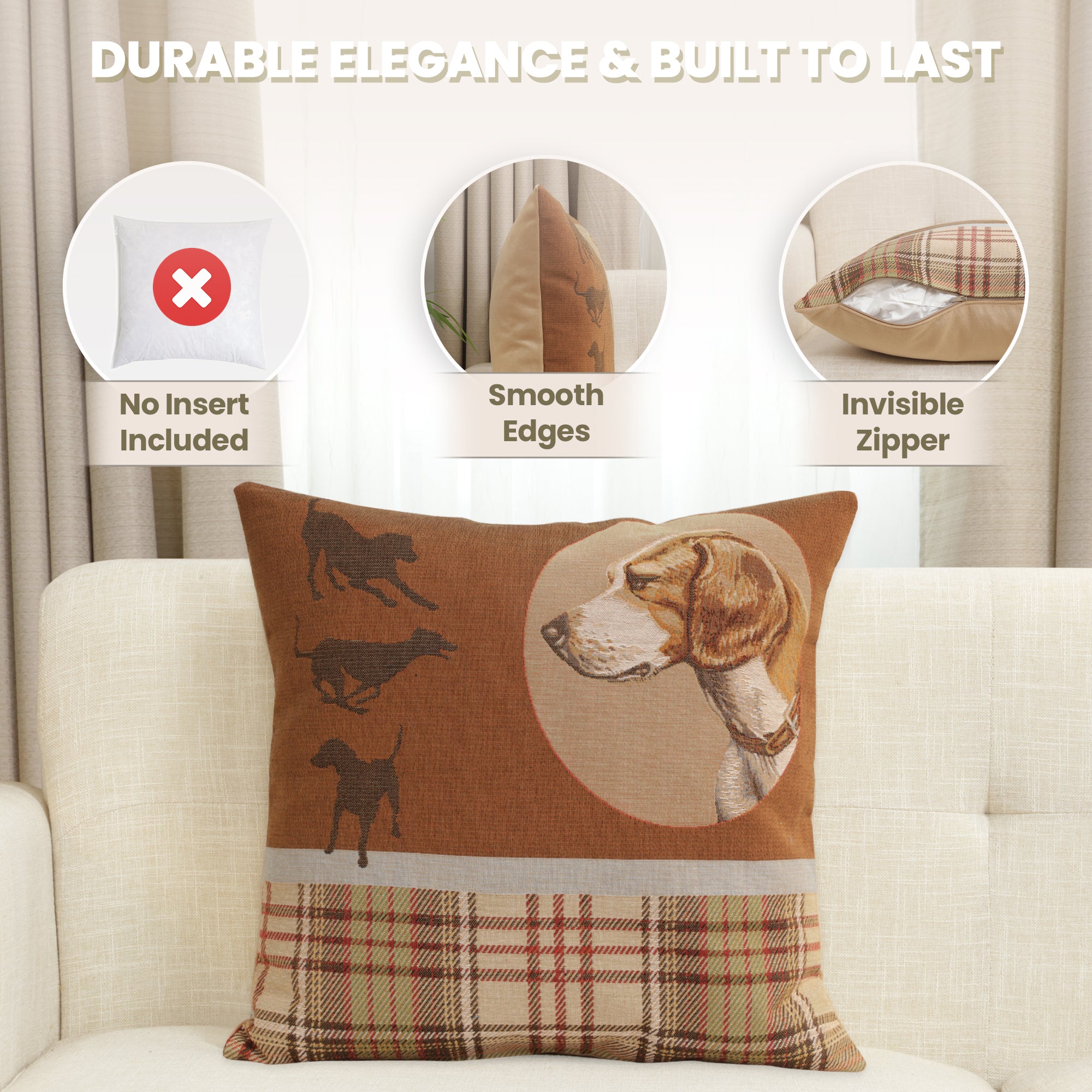 Scottish Dogs French Tapestry Cushion