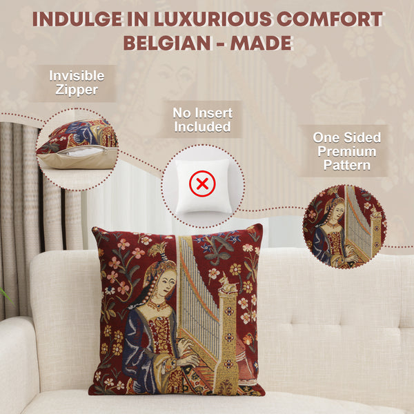 Hearing III Belgian Cushion Cover
