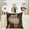 Cat With Crown C European Cushion Cover
