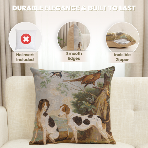 Hunting Dogs French Tapestry Cushion