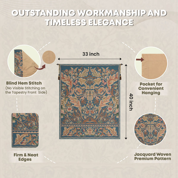 Acanthus III Belgian Tapestry