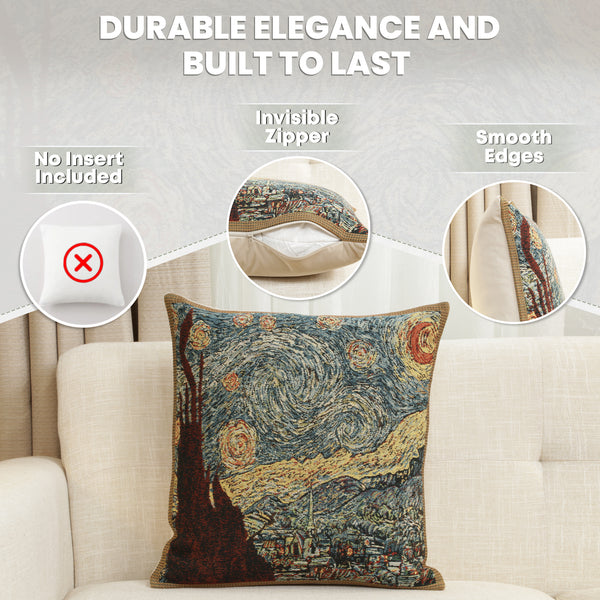 Stary Night Belgian Cushion Cover