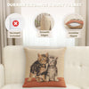 Two kittens I French Tapestry Cushion